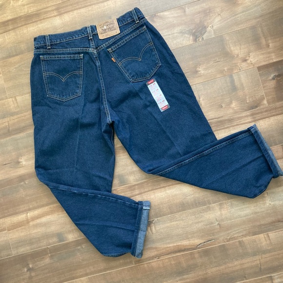 Levi's Denim - Vintage Levi’s 960 orange tab mom jeans, deadstock